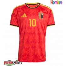 Camiseta Bélgica Leandro Trossard #10 Primera Equipación Mundial 2026 manga corta